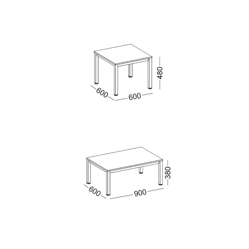TETRA Waiting Room Table